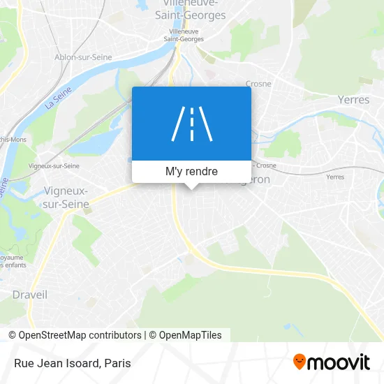 Rue Jean Isoard plan