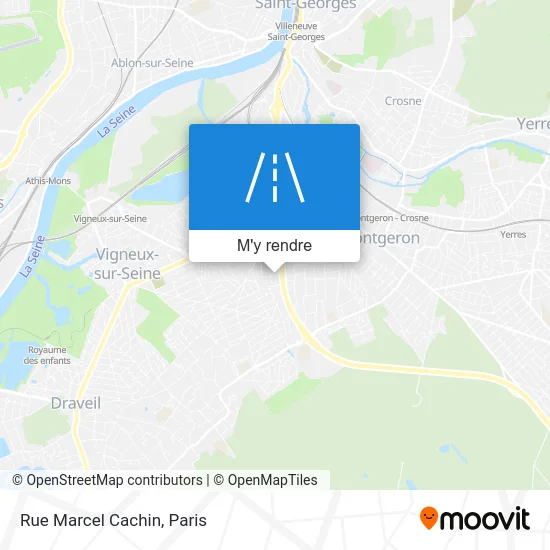 Rue Marcel Cachin plan