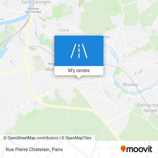Rue Pierre Chatelain plan