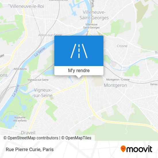 Rue Pierre Curie plan