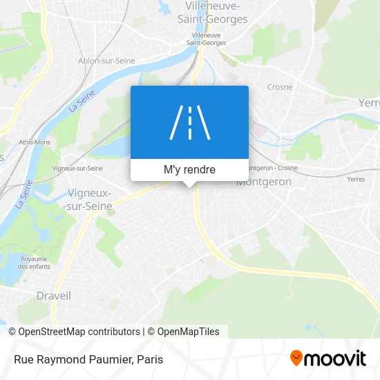 Rue Raymond Paumier plan