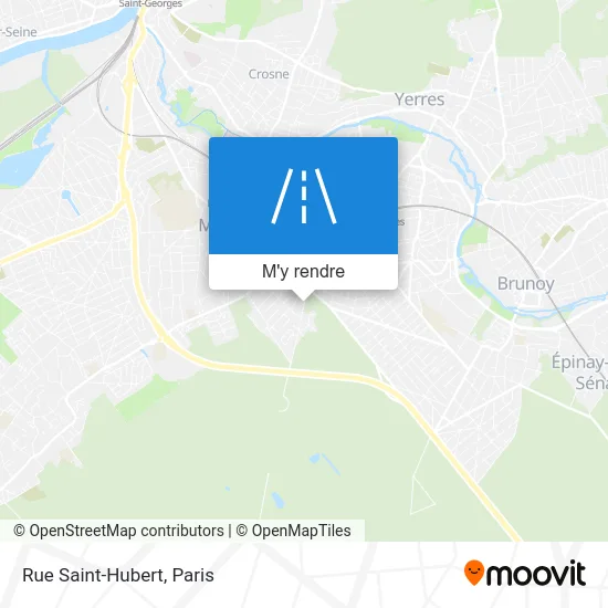 Rue Saint-Hubert plan