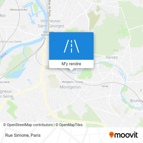Rue Simone plan