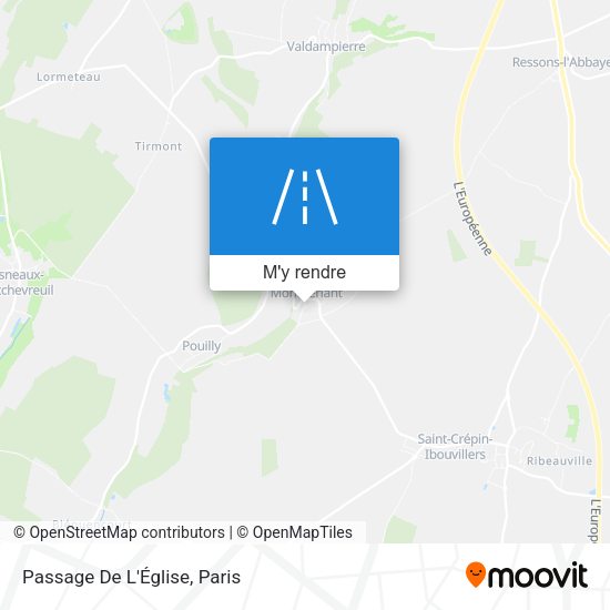 Passage De L'Église plan