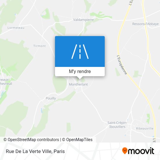 Rue De La Verte Ville plan