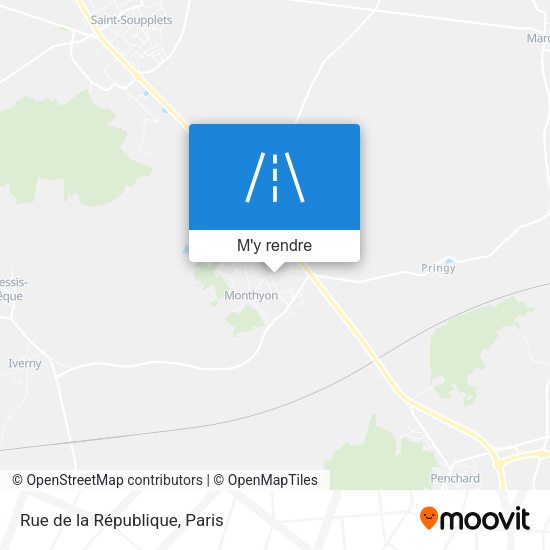 Rue de la République plan