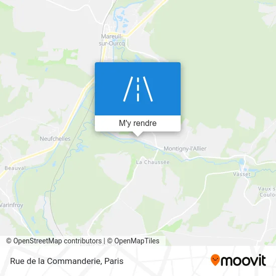 Rue de la Commanderie plan