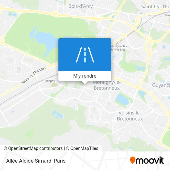 Allée Alcide Simard plan