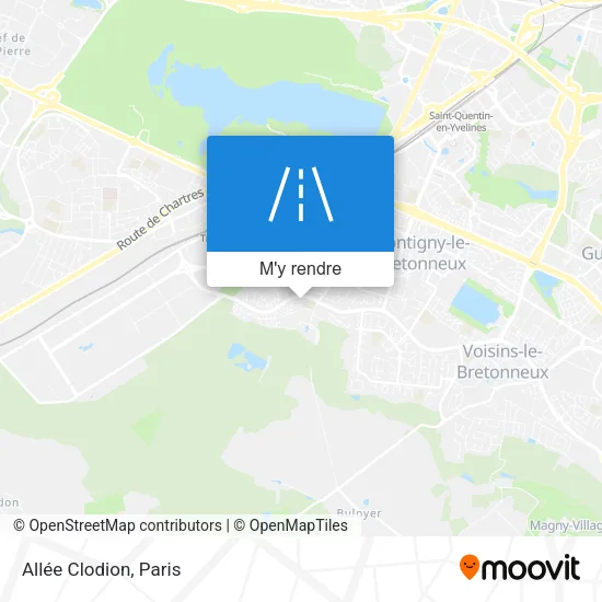 Allée Clodion plan