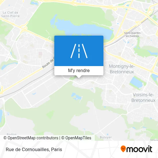 Rue de Cornouailles plan