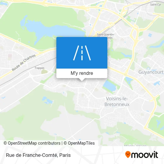 Rue de Franche-Comté plan