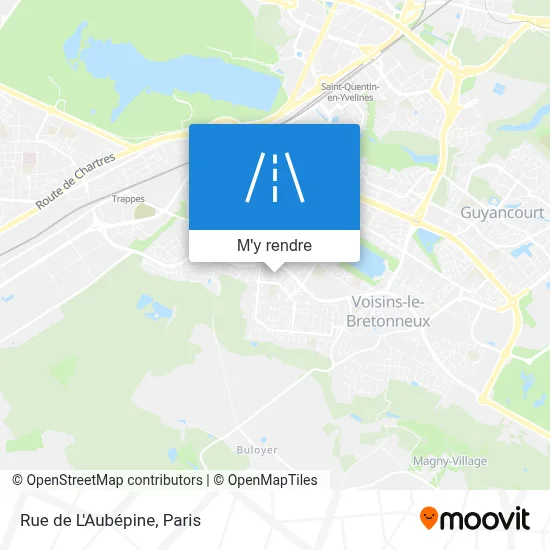 Rue de L'Aubépine plan