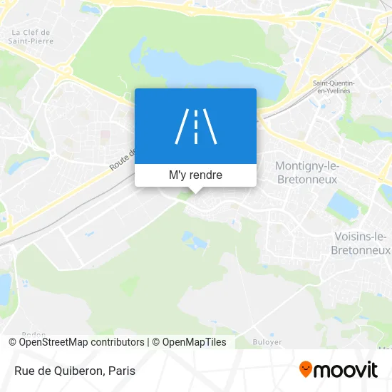 Rue de Quiberon plan