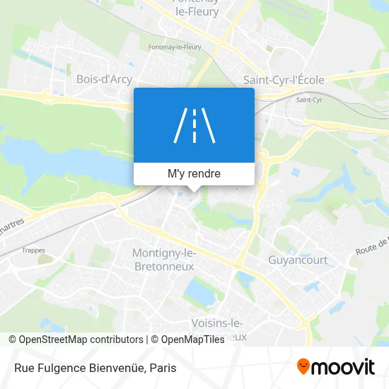 Rue Fulgence Bienvenüe plan