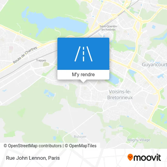 Rue John Lennon plan