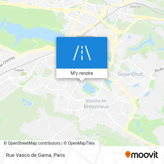 Rue Vasco de Gama plan