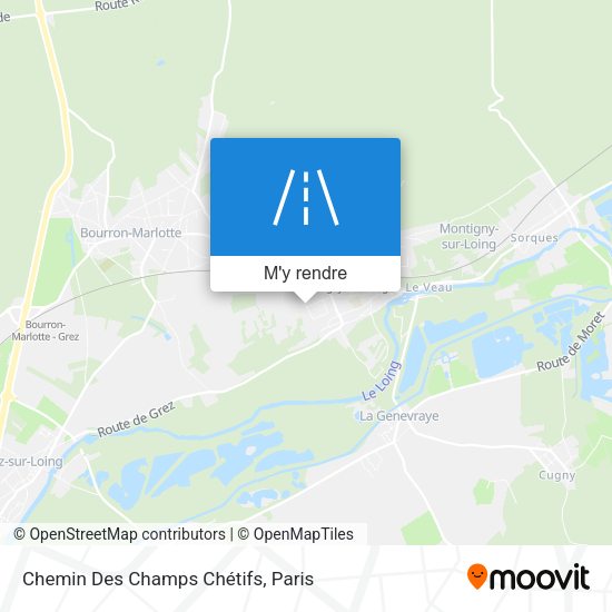 Chemin Des Champs Chétifs plan