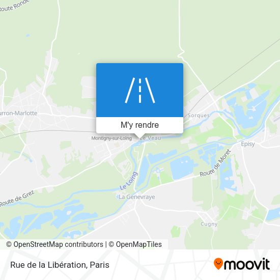 Rue de la Libération plan