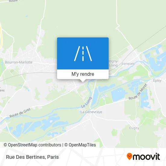 Rue Des Bertines plan