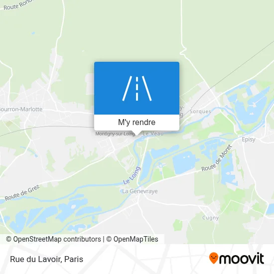 Rue du Lavoir plan