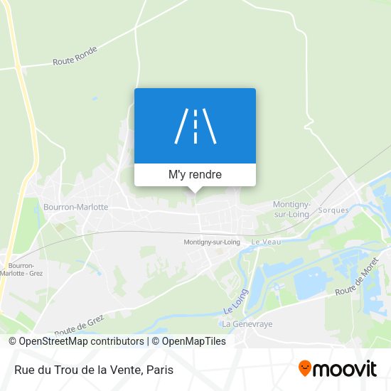 Rue du Trou de la Vente plan