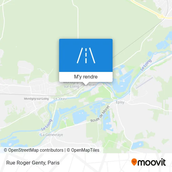 Rue Roger Genty plan