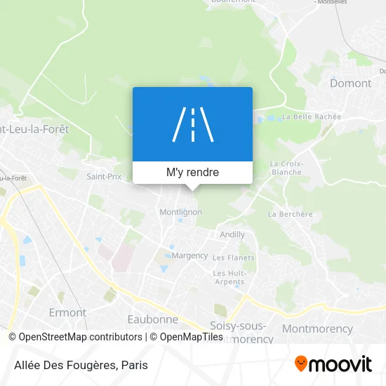 Allée Des Fougères plan