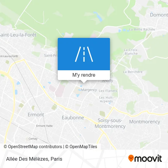 Allée Des Mélèzes plan