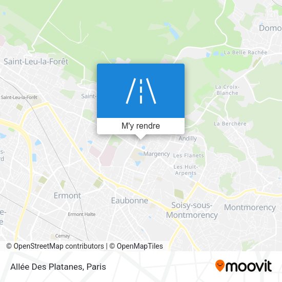 Allée Des Platanes plan