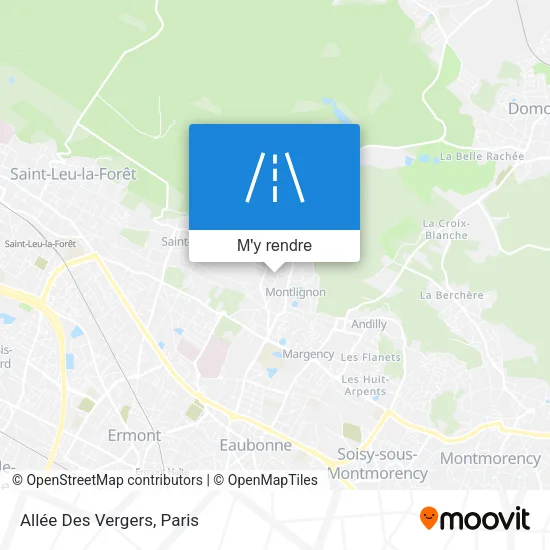 Allée Des Vergers plan