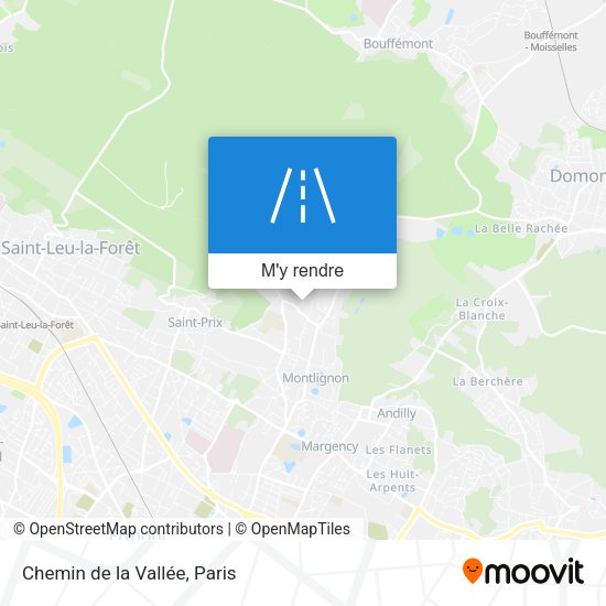 Chemin de la Vallée plan
