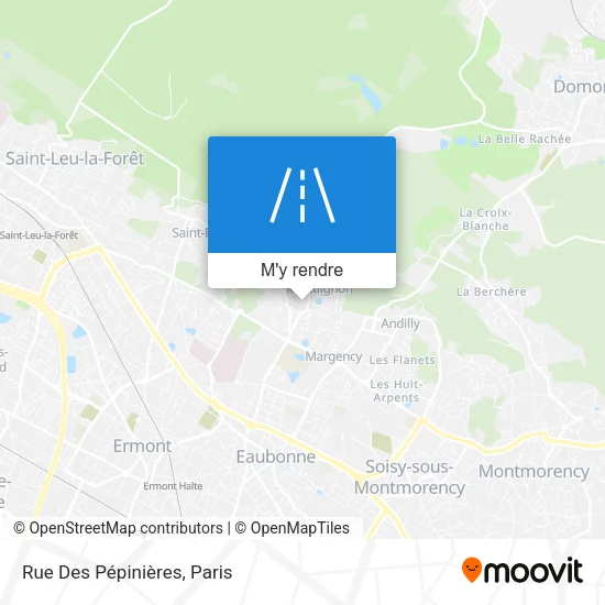 Rue Des Pépinières plan