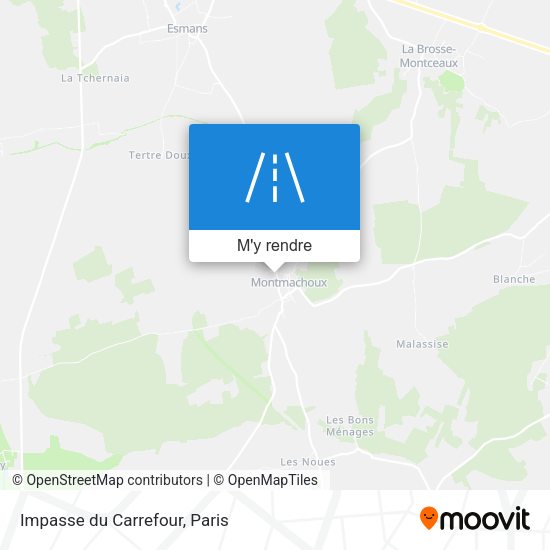 Impasse du Carrefour plan