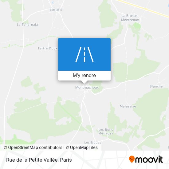 Rue de la Petite Vallée plan