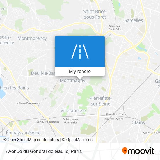 Avenue du Général de Gaulle plan