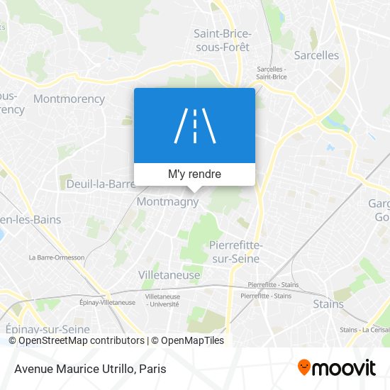 Avenue Maurice Utrillo plan