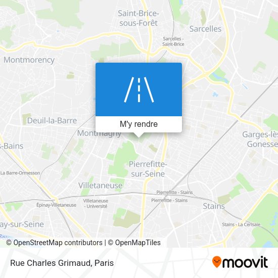 Rue Charles Grimaud plan
