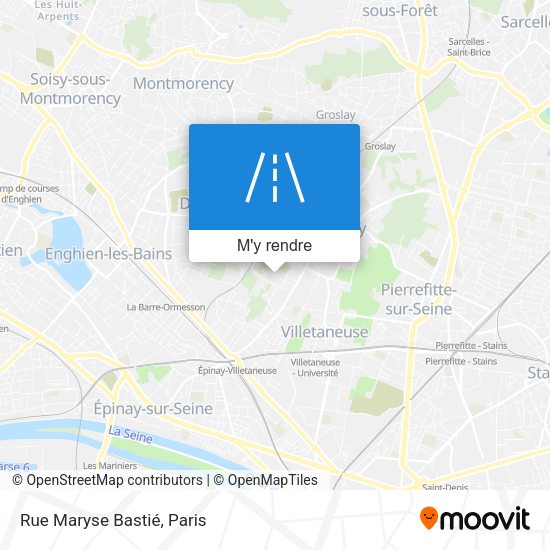 Rue Maryse Bastié plan
