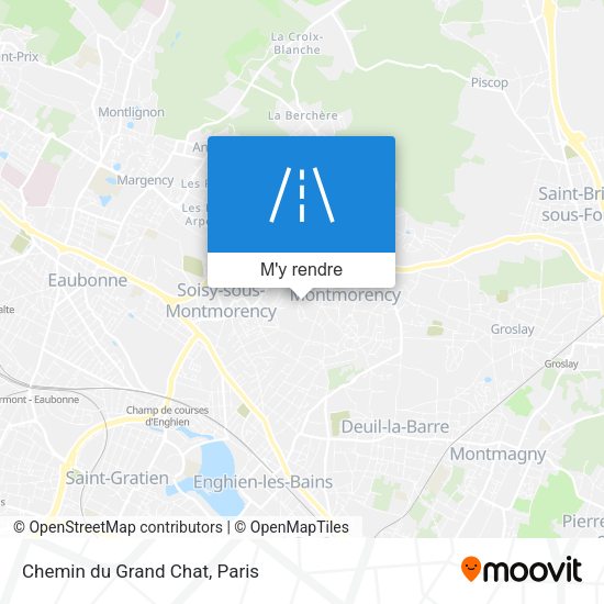 Chemin du Grand Chat plan