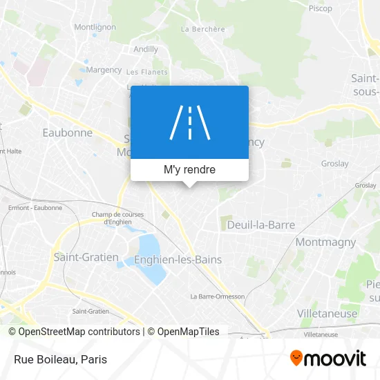 Rue Boileau plan