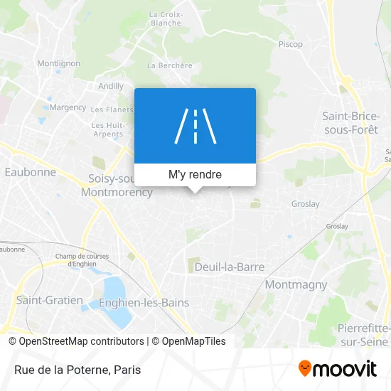 Rue de la Poterne plan