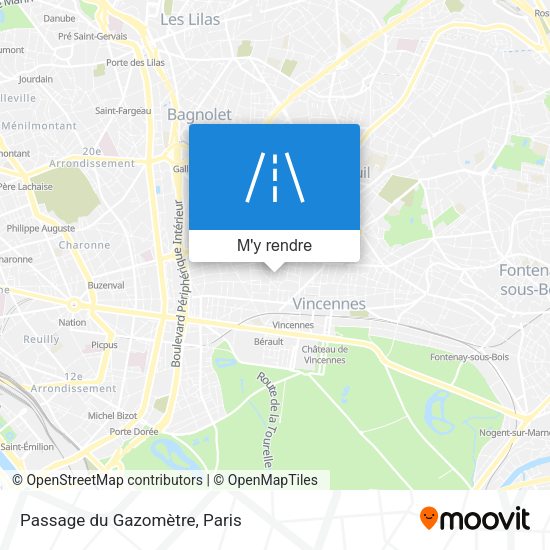 Passage du Gazomètre plan