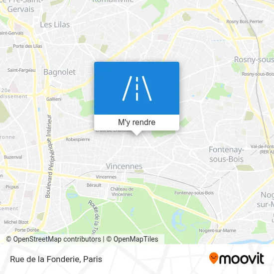 Rue de la Fonderie plan