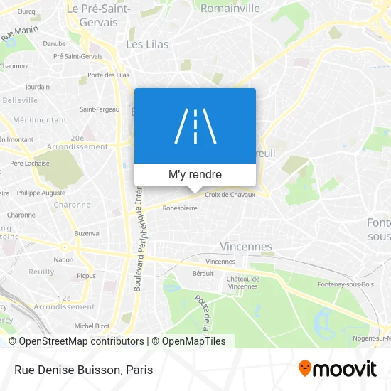 Rue Denise Buisson plan