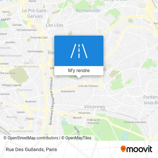 Rue Des Guilands plan