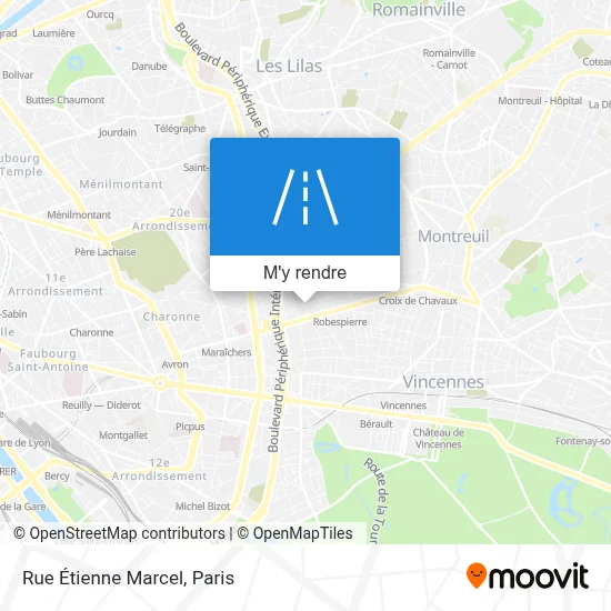 Rue Étienne Marcel plan