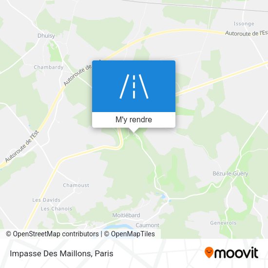 Impasse Des Maillons plan