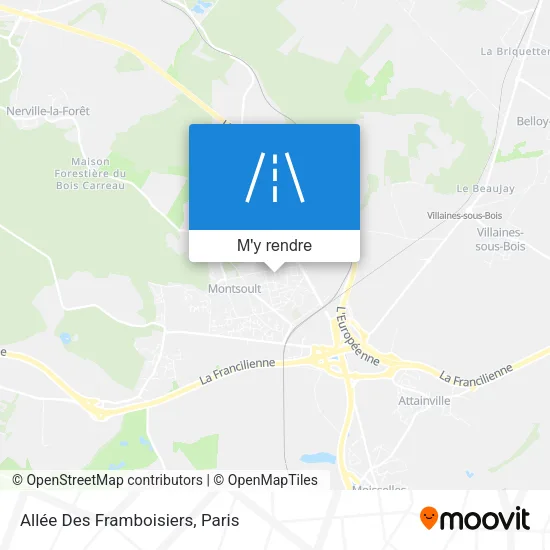 Allée Des Framboisiers plan