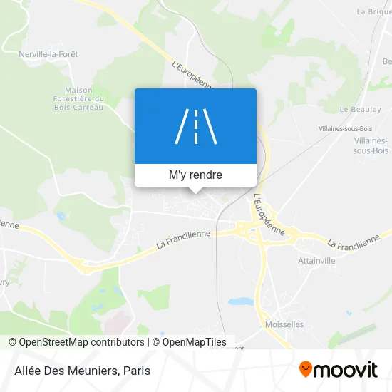 Allée Des Meuniers plan