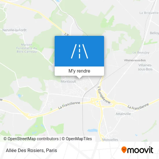 Allée Des Rosiers plan